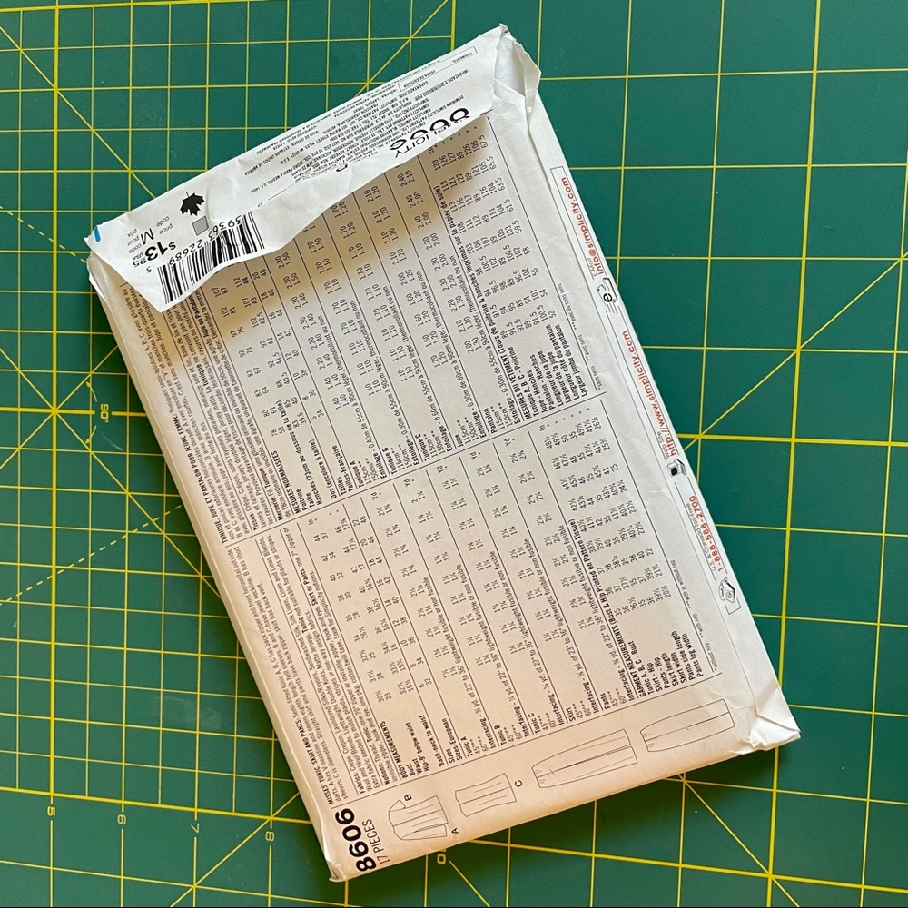 90’s Simplicity Pattern #8606 - Picture 2 of 3